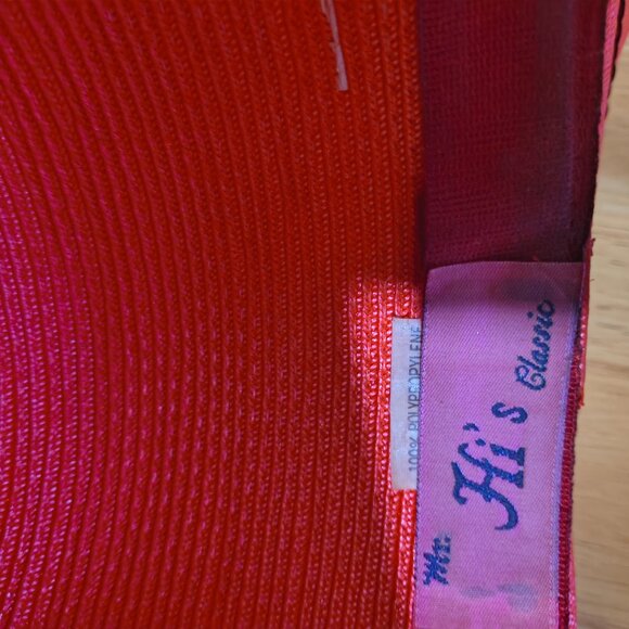 Women’s Red First Lady Church Hat | Elegant Statement | One Size - Picture 3 of 8